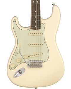 Fender American Original '60s Left Handed Stratocaster Electric Guitar. Rosewood FB, Olympic White
