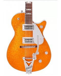 Gretsch G6129T-89 Vintage Select '89 Sparkle Jet w/ Bigsby Electric Guitar.  Rosewood Fingerboard, Gold Sparkle