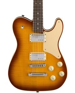 Fender Limited Edition Troublemaker Tele Deluxe Electric Guitar Ice Tea Burst
