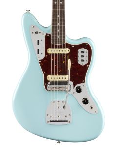 Fender American Original '60s Jaguar Electric Guitar. Rosewood FB, Daphne Blue
