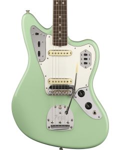 Fender American Original '60s Jaguar Electric Guitar. Rosewood FB, Surf Green