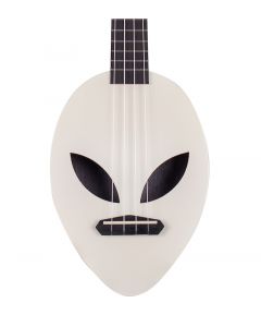 Mahalo MC1ALMSL Alien Soprano Ukulele Metallic Silver