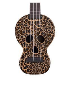 Mahalo MC1SKBK Soprano Ukulele Black Skull