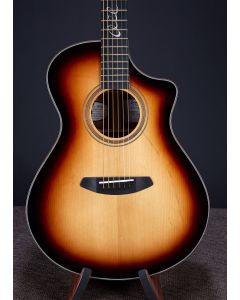 Breedlove AMCN14CETEGR Jeff Bridges Signature Concert Sunburst CE Acoustic Electric Guitar. Torrefied European-Granadillo