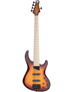 MTD KSDX5LA Kingston Saratoga Deluxe 5 String Electric Bass. Deep Cherry Burst
