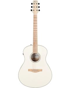 Ibanez AAM370M2EAIB Acoustic Electric Guitar Transparent Antique White Ice Blue Open Pore