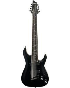 Schecter C-8 MS SLS Elite Evil Twin Electric Guitar. Satin Black.  TGF33
