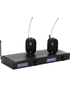 Shure SLXD14D-G58 Dual Wireless System with 2 SLXD1 Bodypack Transmitters. G58 Band
