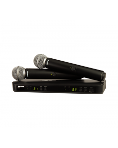 Shure BLX288/SM58-H11 Wireless Dual Vocal System with 2 SM58's. H11 Band