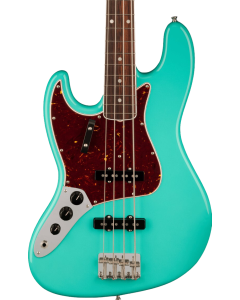 Fender American Vintage II 1966 Jazz Electric Bass. Left-Hand, Rosewood Fingerboard, Sea Foam Green
