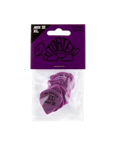 Dunlop 498P1.14 Tortex   Jazz III XL, Blue, 1.4mm, 12/Player's Pack