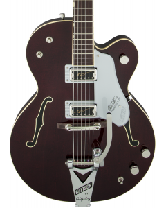 Gretsch G6119T-62 Vintage Select Edition '62 Tennessee Rose Hollow Body Electric Guitar with Bigsby. TV Jones, Dark Cherry Stain