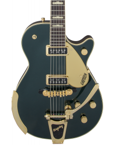 Gretsch G6128T-57 Vintage Select 57 Duo Jet Electric Guitar with Bigsby. TV Jones, Cadillac Green