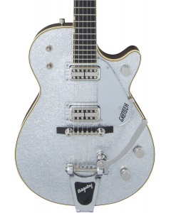 Gretsch G6129T-59 Vintage Select 59 Silver Jet Electric Guitar with Bigsby. TV Jones, Silver Sparkle