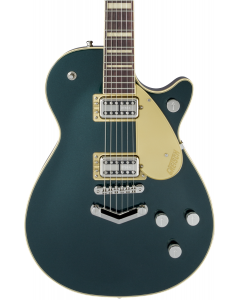Gretsch G6228 Players Edition Jet BT with V-Stoptail Electric Guitar. Rosewood FB, Cadillac Green