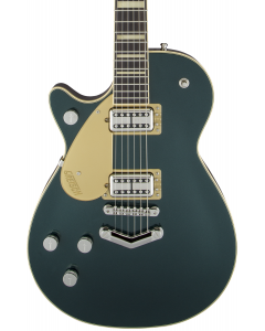 Gretsch G6228LH Players Edition Jet BT with V-Stoptail Left Handed Electric Guitar. Rosewood FB, Cadillac Green