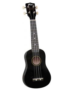 Hilo 2500BK Soprano Ukulele. Black