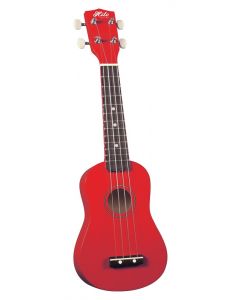 Hilo 2500RD Soprano Ukulele. Red