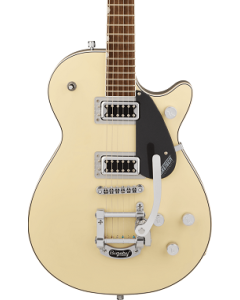Gretsch G5230T Electromatic Jet FT Single-Cut Guitar with Bigsby, Laurel Fingerboard, Two-Tone Vintage White/ London Grey TGF33