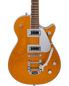 Gretsch G5230T Electromatic Sparkle Jet FT Single-Cut Guitar with Bigsby, Laurel Fingerboard, Gold Sparkle TGF33