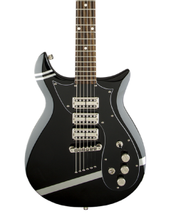 Gretsch G5135CVT-PS Patrick Stump Electromatic "Stump-O-Matic" CVT Electric Guitar Black with Pewter Stripes