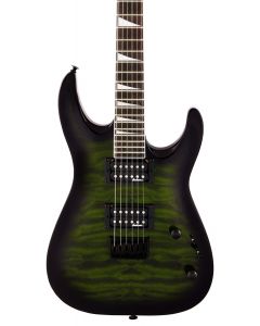 Jackson JS Series Dinky Arch Top JS32Q DKA HT Electric Guitar. Amaranth Fingerboard, Transparent Green Burst