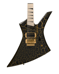 Jackson Pro Plus Series Signature Brandon Ellis Kelly KE27 Electric Guitar. Maple Fingerboard, Gold Crackle