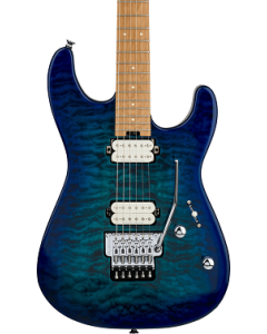 Charvel Pro-Mod Plus San Dimas Style 1 HH FR CM Electric Guitar. Carmalized Maple Fingerboard, Chlorine Burst TGF33
