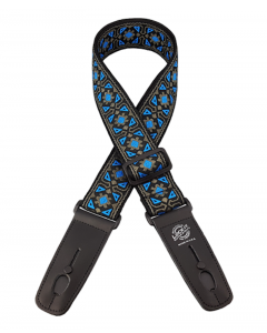 LOCK-IT 2" Retro MINSTREL Guitar Strap With locking system