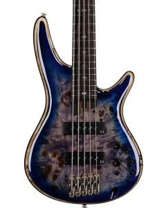 Ibanez SR2605 CBB 5 String Electric Bass. Cerulean Blue Burst with Bag TGF33