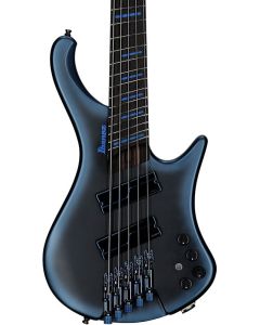 Ibanez EHB5MSBSP MAM Bass Workshop 5 String Electric Bass. Midnight Arctic Ocean with Bag