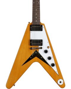 Epiphone 1958 Korina Flying V Outfit Electric Guitar Aged Natural