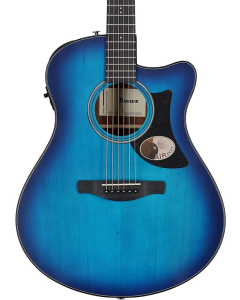 Ibanez AAM50CE Advanced Acoustic Auditorium Acoustic-electric Guitar -Sapphire Blue Burst