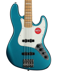 Squier Classic Vibe Active '70s Jazz Electric Bass, Maple Fingerboard, Parchment Pickguard, Ocean Turquoise TGF33
