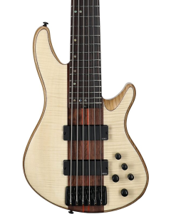 Schecter Charles Berthoud CB-6 Electric Bass. Left Handed Natural Satin.  TGF33