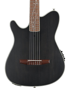 Ibanez TOD10N Tim Henson Signature Left-handed Nylon Acoustic-electric Guitar - Black TGF33
