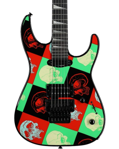 Jackson X Series Dinky DK1A Electric Guitar. Amaranth Fingerboard, Warhol