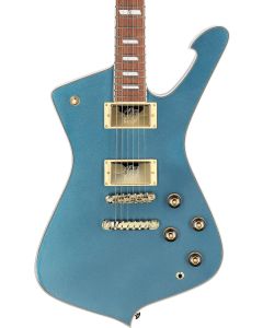Ibanez Iceman IC420 Electric Guitar Antique Blue Metallic