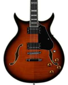 Washburn SH35TS Wing Series Semi Hollow Electric Guitar w/Gigbag. Tobacco Sunburst