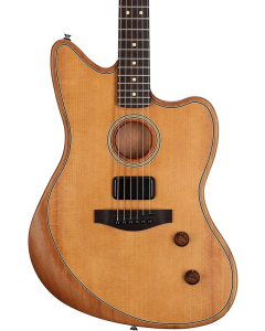 Fender Acoustasonic Standard Jazzmaster Electric Guitar. Aged Natural TGF33