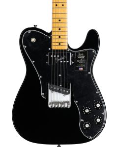 Fender American Vintage II 1977 Telecaster Custom Electric Guitar. Maple Fingerboard, Black TGF33