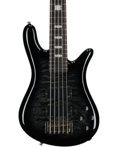 Spector ICONNS5BLKS Icon NS-5 Neck Thru 5 String Electric Bass. Black Stain
