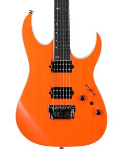 Ibanez RGR5221 TFR Prestige Electric Guitar. Transparent Fluorescent Orange with Case