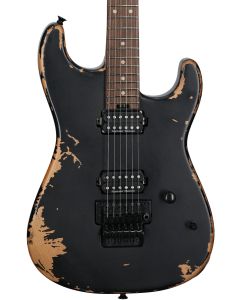 Charvel Pro-Mod Relic San Dimas Style 1 HH FR PF Electric Guitar - Weathered Black