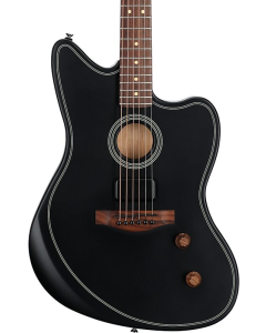 Fender Acoustasonic Standard Jazzmaster Electric Guitar. Black TGF33