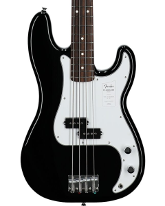 Fender Standard Precision Electric Bass. Laurel Fingerboard, White Pickguard, Black TGF33