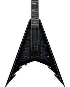 Jackson Pro Series Signature Corey Beaulieu King V KV6Q Electric Guitar. Ebony Fingerboard, Transparent Black TGF33