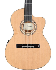 Ibanez GA Series GA34STCE Thinline Solid Top Classical Acoustic-Electric Guitar Natural TGF33