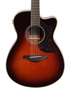 Yamaha Small Body Cutaway Acoustic Electric Guitar - Mahogany - Tobacco Brown Sunburst TGF33