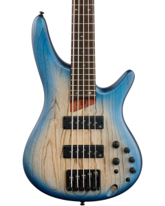 Ibanez SR605ECTF SR Standard 5 String Electric Bass Cosmic Blue Starburst Flat TGF33